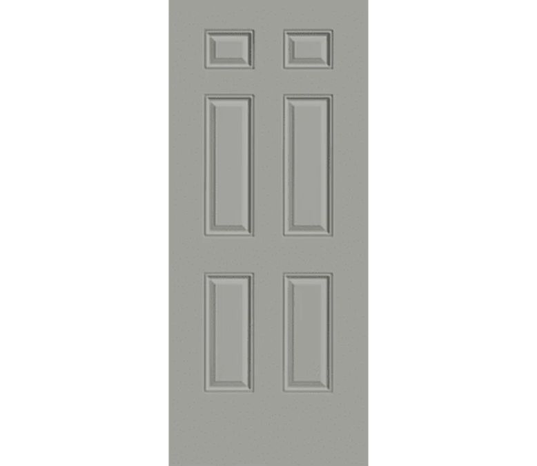 Glenwood Springs 6 Panel Steel Entry Door