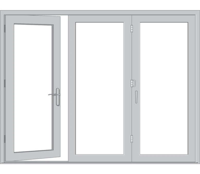 Glenwood Springs Pella Architect Reserve Series Contemporary Bifold Patio Door