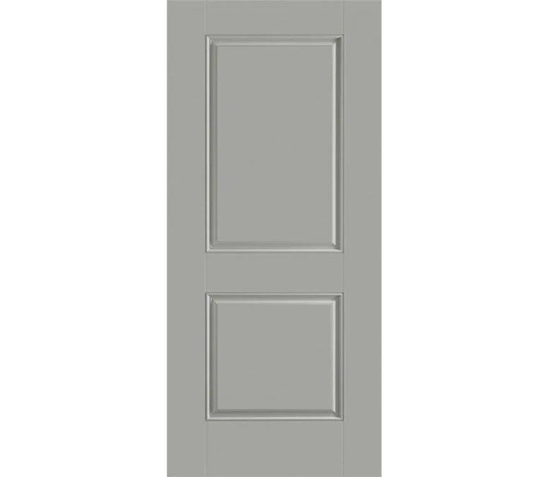 Glenwood Springs Two Panel Square Fiberglass Entry Door